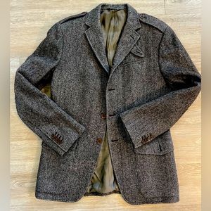 Banana Republic wool blend tweed men’s tailored blazer, almost new condition